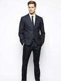 Slim Fit Suit In black