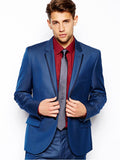 Slim Fit Suit In Sharkskin